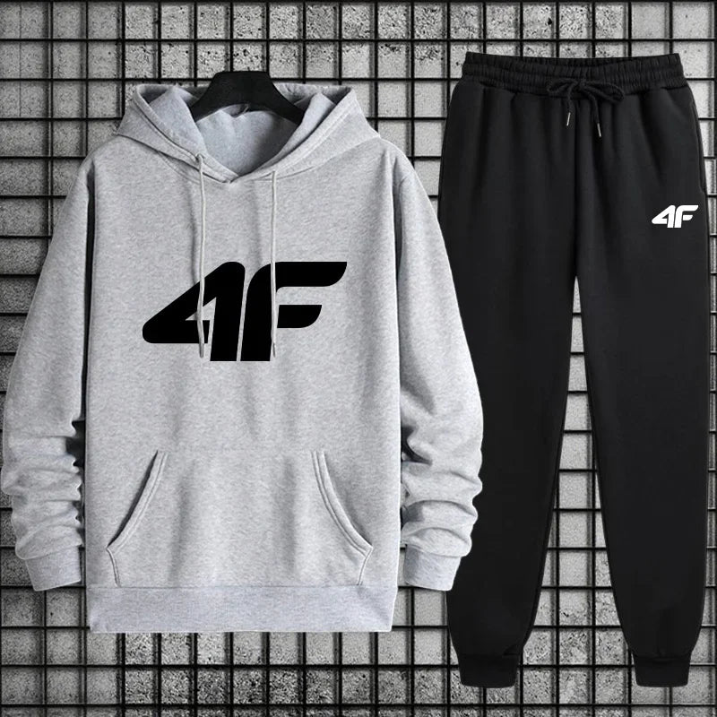 2025 New Men's Sportswear Set Hoodie and Sweatpants Urban Casual Fashion Tracksuit Fall/winter Home Outdoor Comfort Warm Outfits